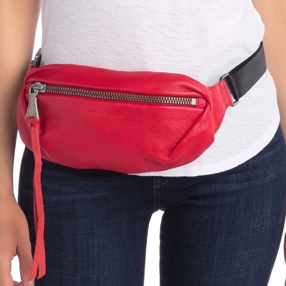 Aimee Kestenberg Bags Aimee Kestenberg Milan Leather Belt Bag In Cherry Poshmark